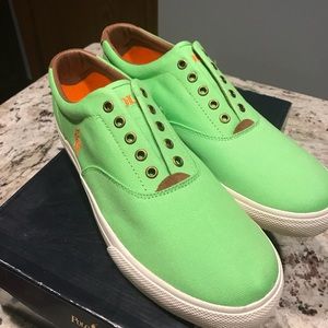 RALPH LAUREN POLO Vito canvas w/suede trim